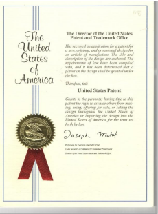 U.S. Design Patent Award