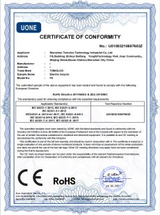 F8 CEROSH Certificate